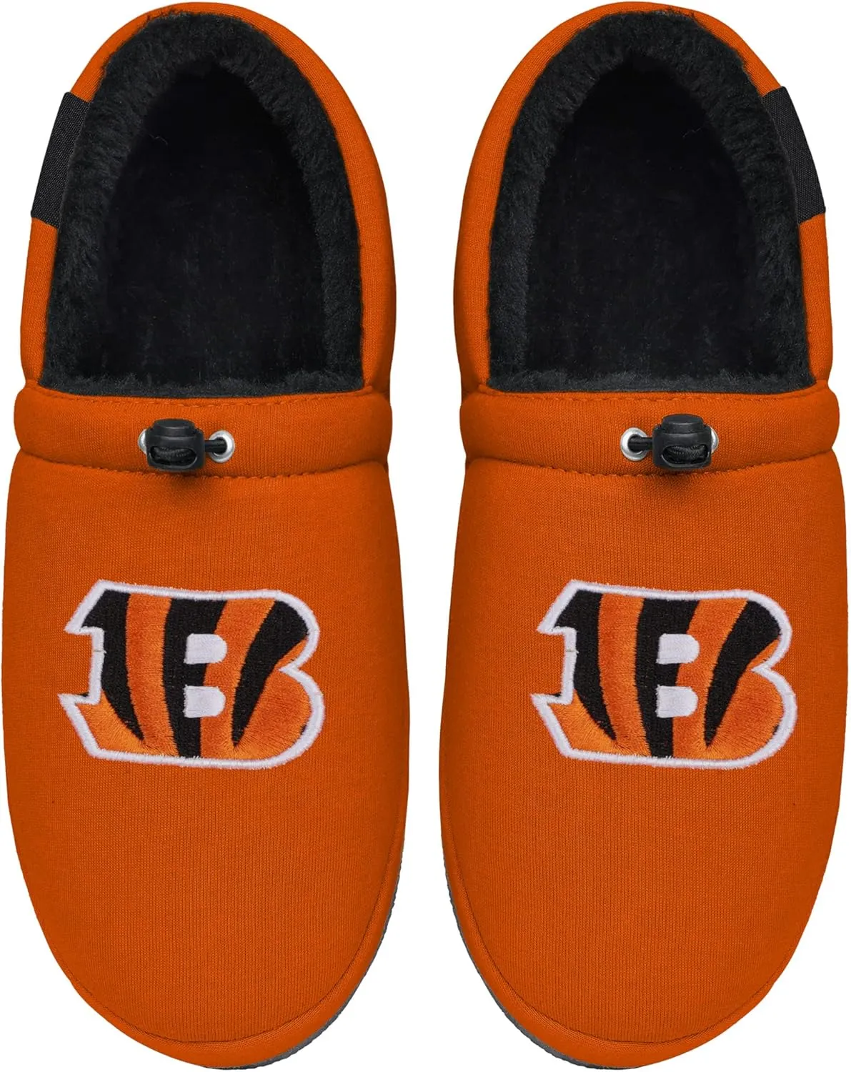 FOCO Men's NFL Big Logo Athletic Moccasin Slippers