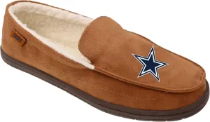 FOCO Men's NFL Football Team Logo Moccasin Slippers