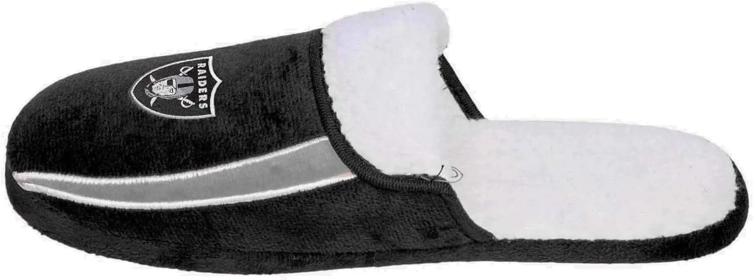 FOCO NFL Mens Football Team Logo Moccasin Slippers Shoes