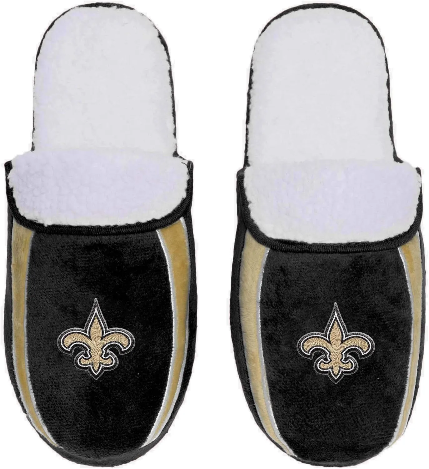 FOCO NFL Mens Football Team Logo Moccasin Slippers Shoes