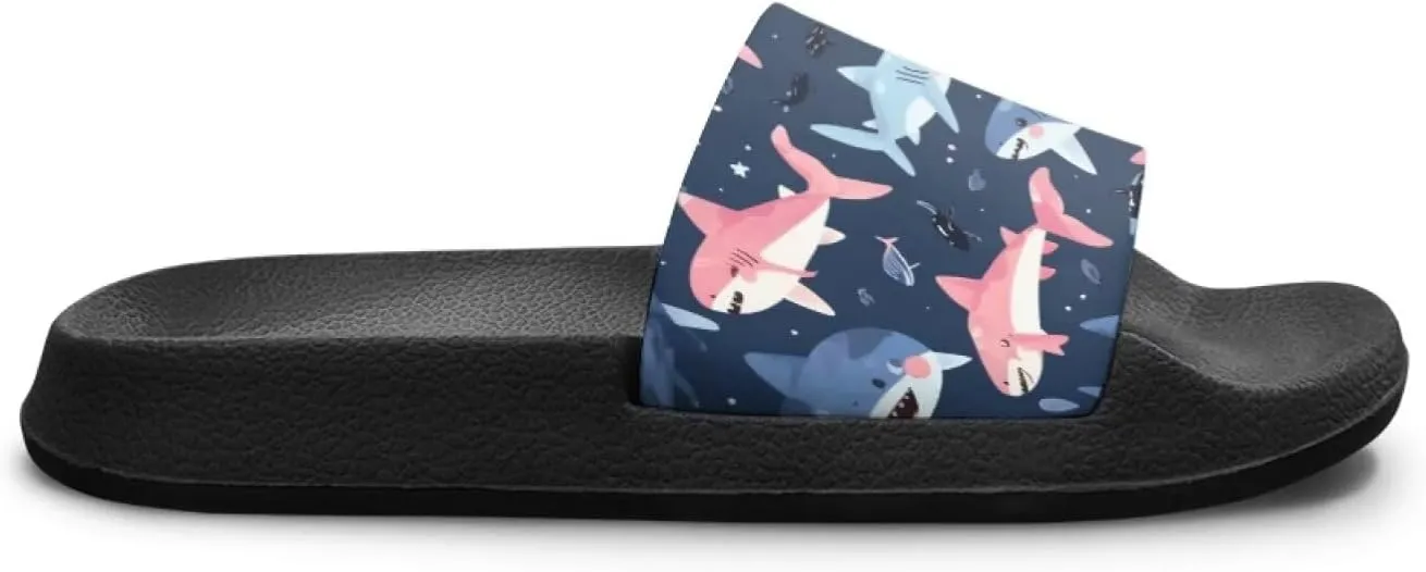 Forchrinse Kids Slides for Boys Girls House Slippers Arch Support Sport Sandals Summer Beach Slippers