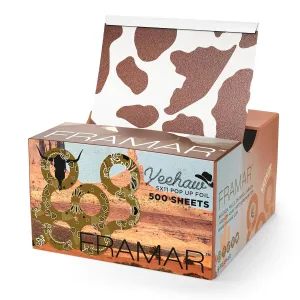 Framar Yeehaw Hair Foils For Highlighting - Pop Up Hair Foil For Hair Highlighting, Highlight Foils For Hair, Aluminum Foil Sheets, Salon Foils For Hair Stylist, Non Slip 500 Pop Up Foil Sheets