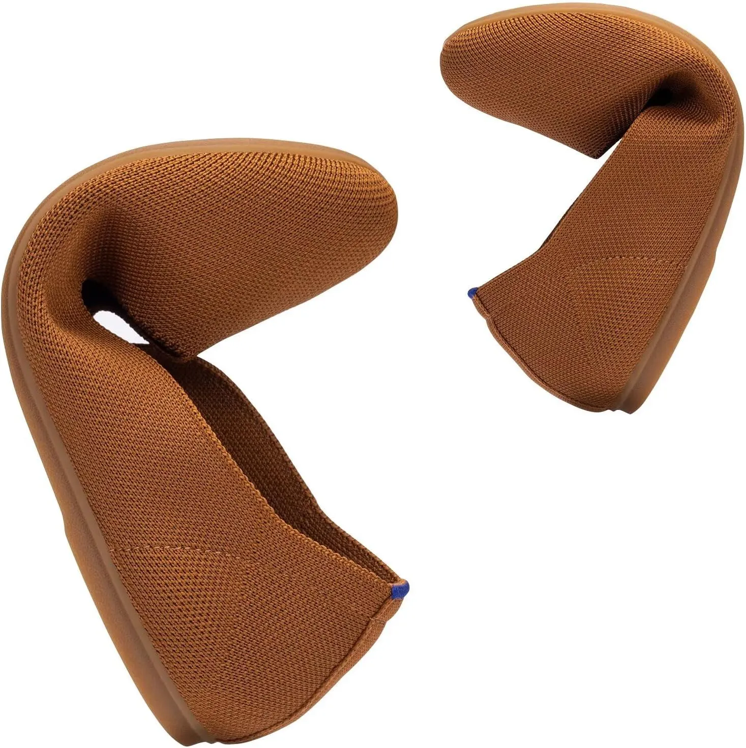 Frank Mully Women's Wide Width Flats Ballet Flats Round Toe Knit Flat Shoes with Arch Support Wide Toe Box