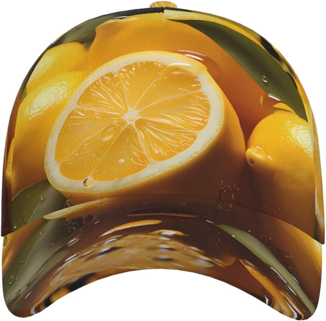 Fresh Oranges Kiwis Classic Baseball Cap - Adjustable Running Hat - Ideal for Beach Vacation, Outdoor Sports & Travel