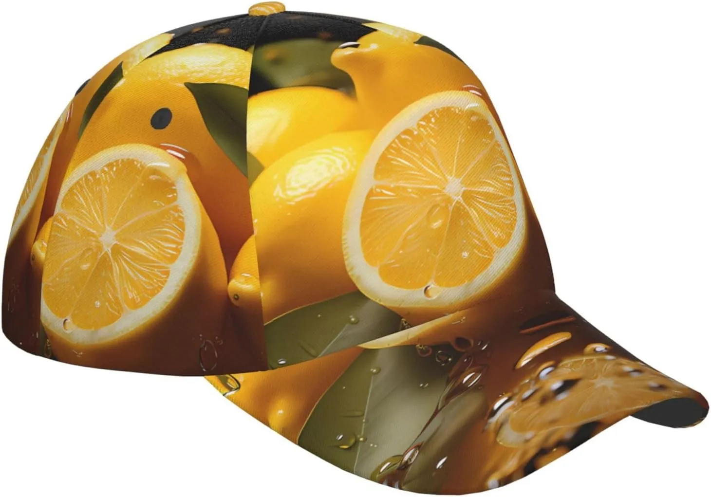 Fresh Oranges Kiwis Classic Baseball Cap - Adjustable Running Hat - Ideal for Beach Vacation, Outdoor Sports & Travel