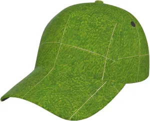 Green Grassland Men's and Women's Baseball Caps, Suitable for Year-Round Running, and Outdoor Activities