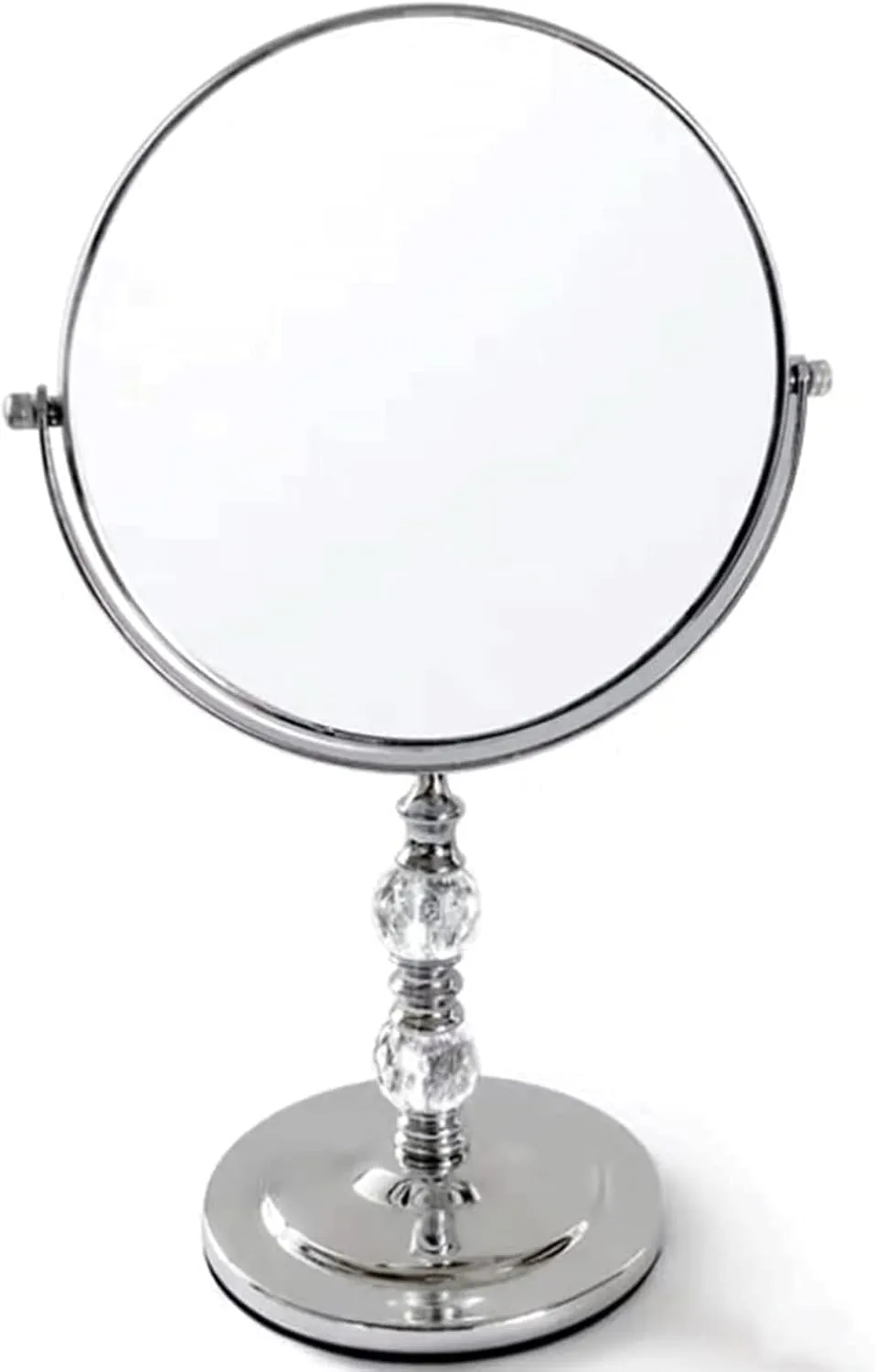 Hand Mirror, Mirror Double-Sided Makeup Mirror, 360° Rotating Magnifying Vanity Mirror, Makeup Beauty Tools Cosmetic Mirror for Home Dormitory Beautiful(6Inch)
