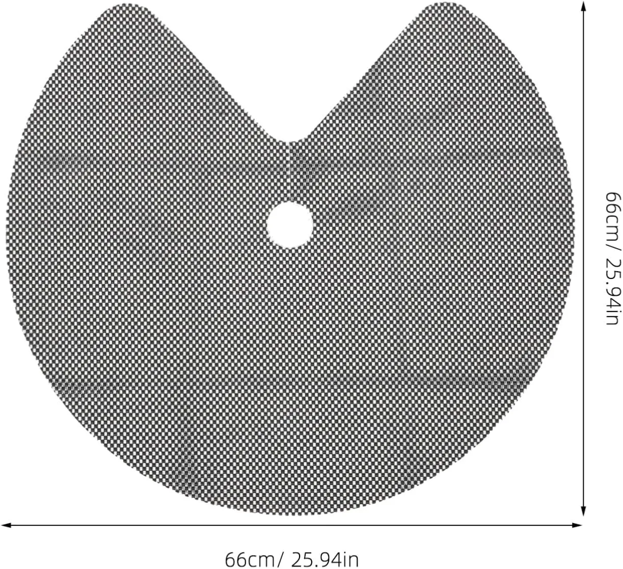 Happyyami Cabinet Shelf Liner Kitchen Pantry Liner Round Anti-Slip Mat Lazy Susan Non Adhesive Sturdy and Easy to Clean