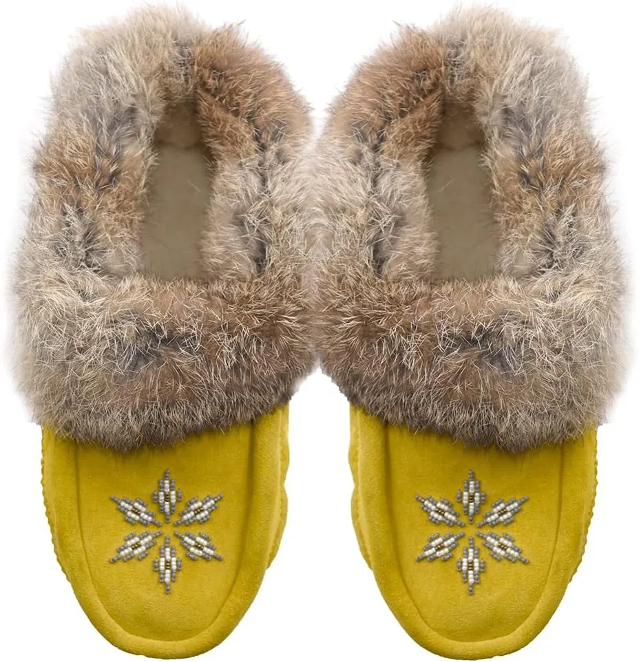 Hohokam Mukluks handmade Soft Sole 100% cowhide suede Women's Moccasin house shoes