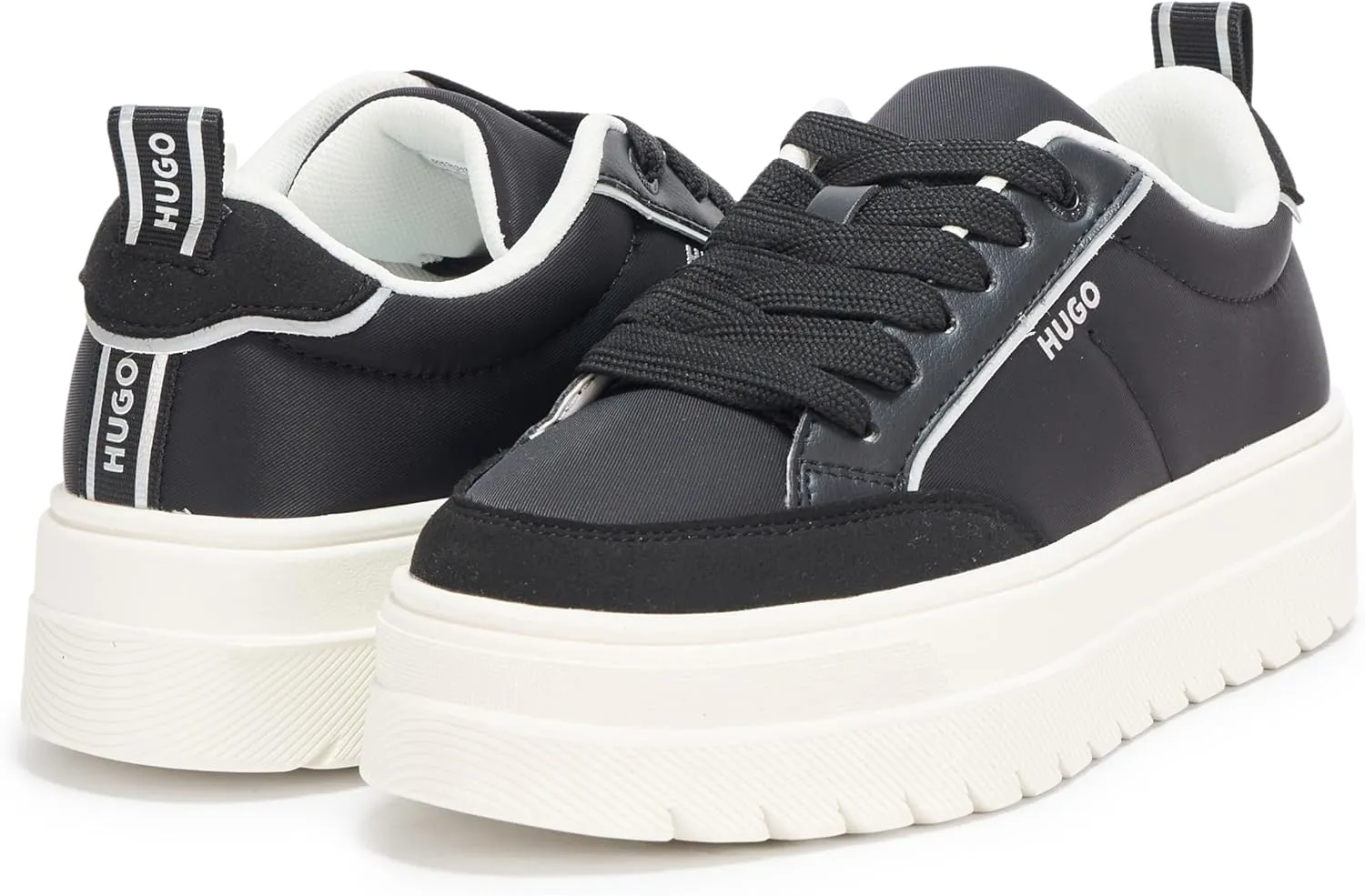 HUGO Women's Lyssa Platform Low Profile Sneaker