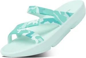 HUHV Recovery Comfort Sandals- Orthopedic Flip-Flop and Slide Sandals with Arch Support and Extra Cushion EVA Footbed for Men and Women