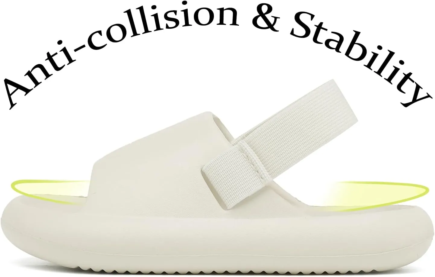 INMINPIN Toddler Boys Girls Slides Sandals Comfort Beach Pool Shower Slippers with Elastic Back Strap