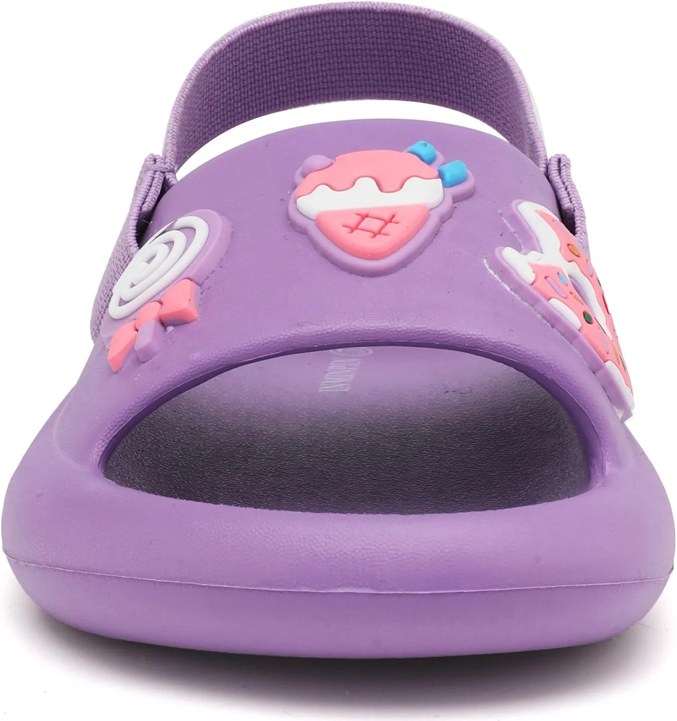 INMINPIN Toddler Boys Girls Slides Sandals Comfort Beach Pool Shower Slippers with Elastic Back Strap