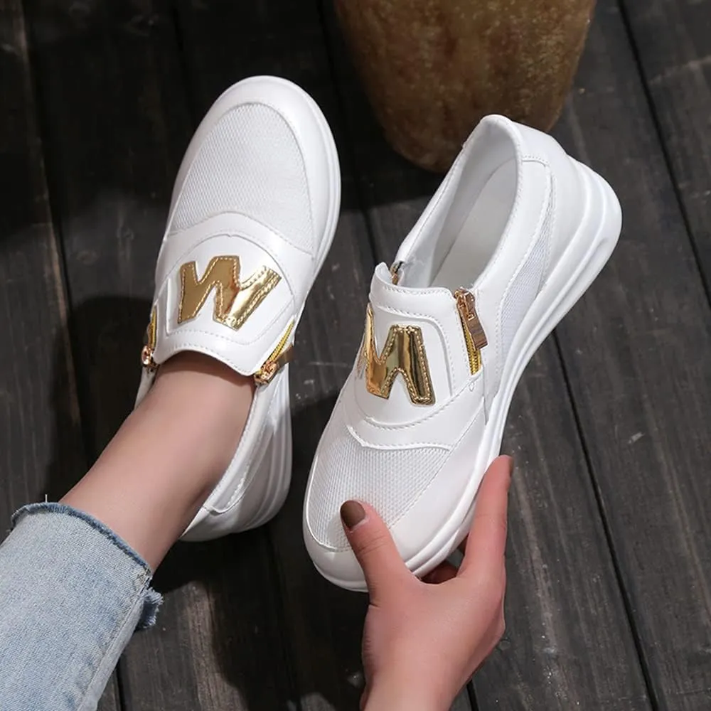 JITUUE Women's Memory Foam Slip On Fashion Sneakers Comfort Fall Shoes Loafers Shoes