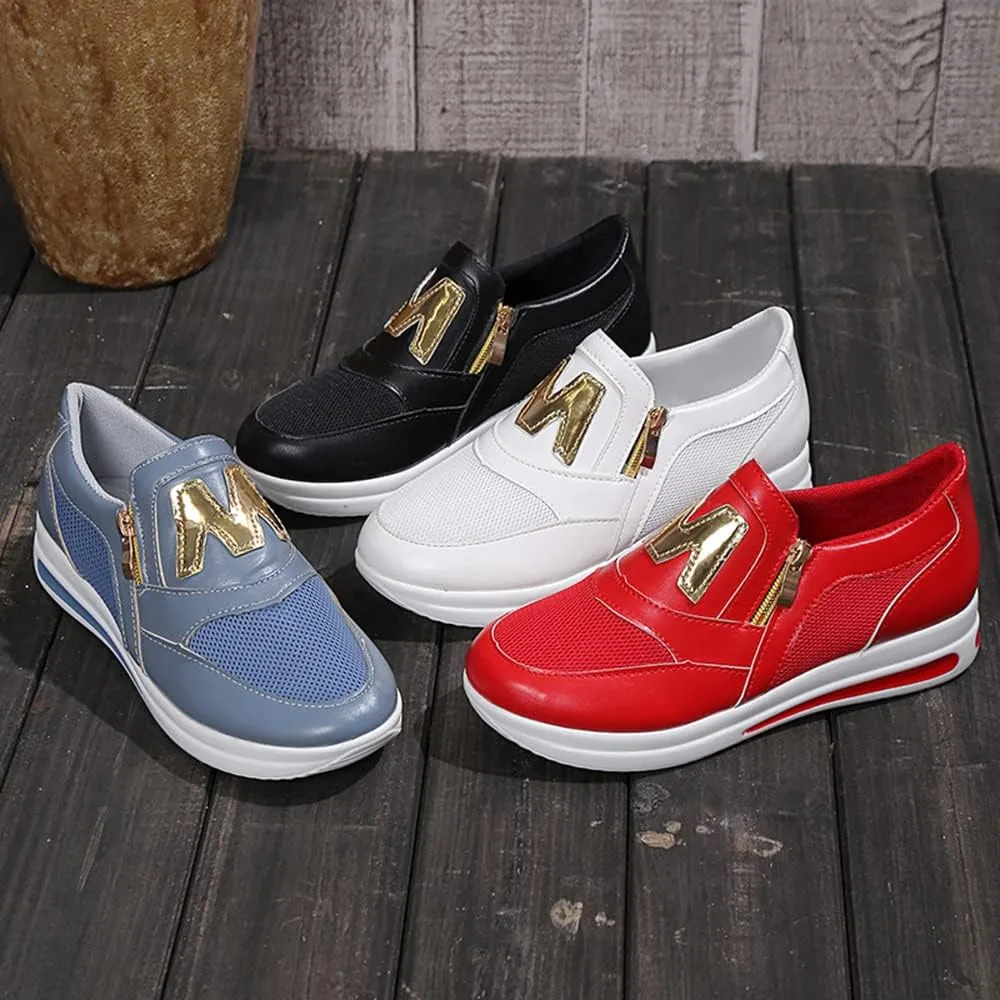 JITUUE Women's Memory Foam Slip On Fashion Sneakers Comfort Fall Shoes Loafers Shoes