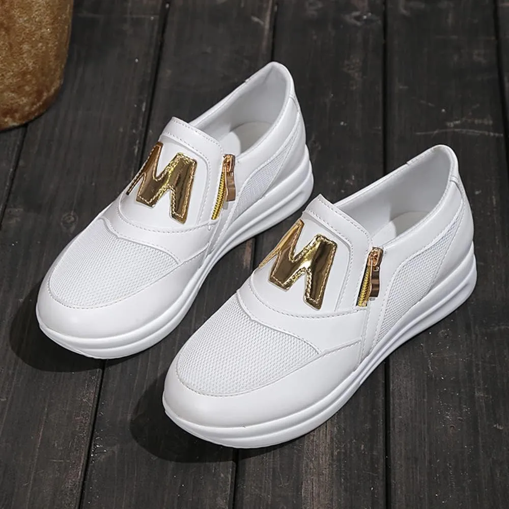 JITUUE Women's Memory Foam Slip On Fashion Sneakers Comfort Fall Shoes Loafers Shoes