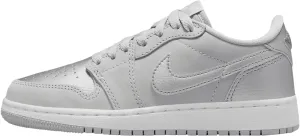 Jordan Air 1 Low OG Wolf Grey Big Kids' Shoes (CZ0858-002, Neutral Grey/Metallic Silver-White)