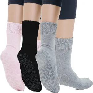 Kayhoma Extra-Soft Non-Slip Hospital Socks for Women - Comfortable, Thick - Ideal for Elderly & Post-Surgery