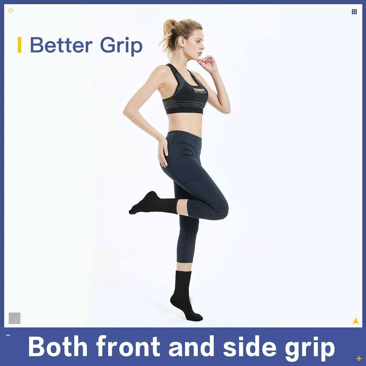 Kayhoma Extra-Soft Non-Slip Hospital Socks for Women - Comfortable, Thick - Ideal for Elderly & Post-Surgery
