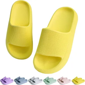 KOUECI Kids Cloud Slides Boys Girls Shower Slippers Slip on Slide Sandals Non-slip Summer Beach Pool Shoes