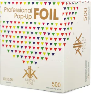 Kud'ci Professional Pop Up Hair Foil, Aluminum Foil Sheet, Salon Foils, Professional foil, Hair Foils For Highlighting, Durable Foil - 500 Foil Sheets