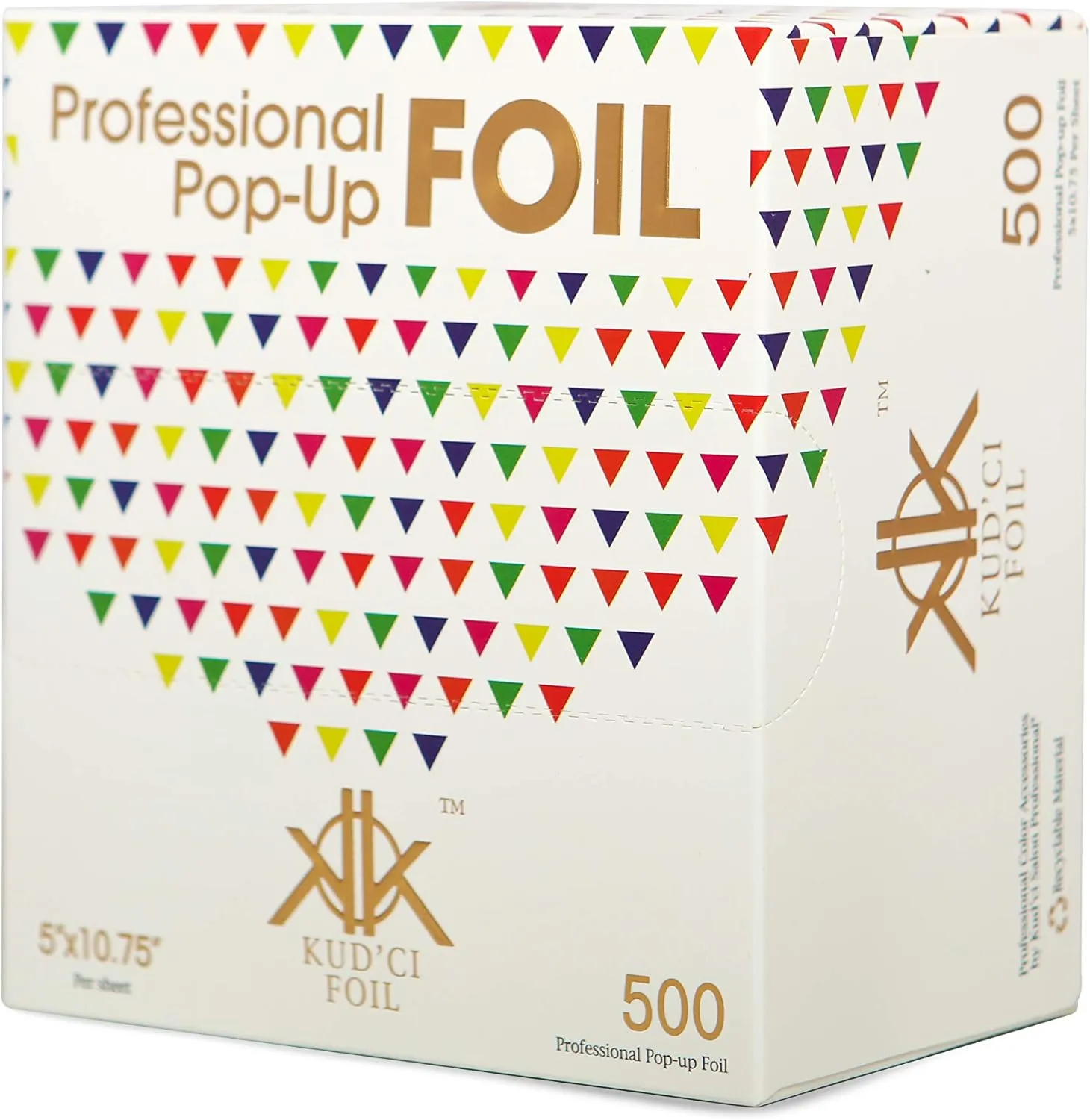 Kud'ci Professional Pop Up Hair Foil, Aluminum Foil Sheet, Salon Foils, Professional foil, Hair Foils For Highlighting, Durable Foil - 500 Foil Sheets