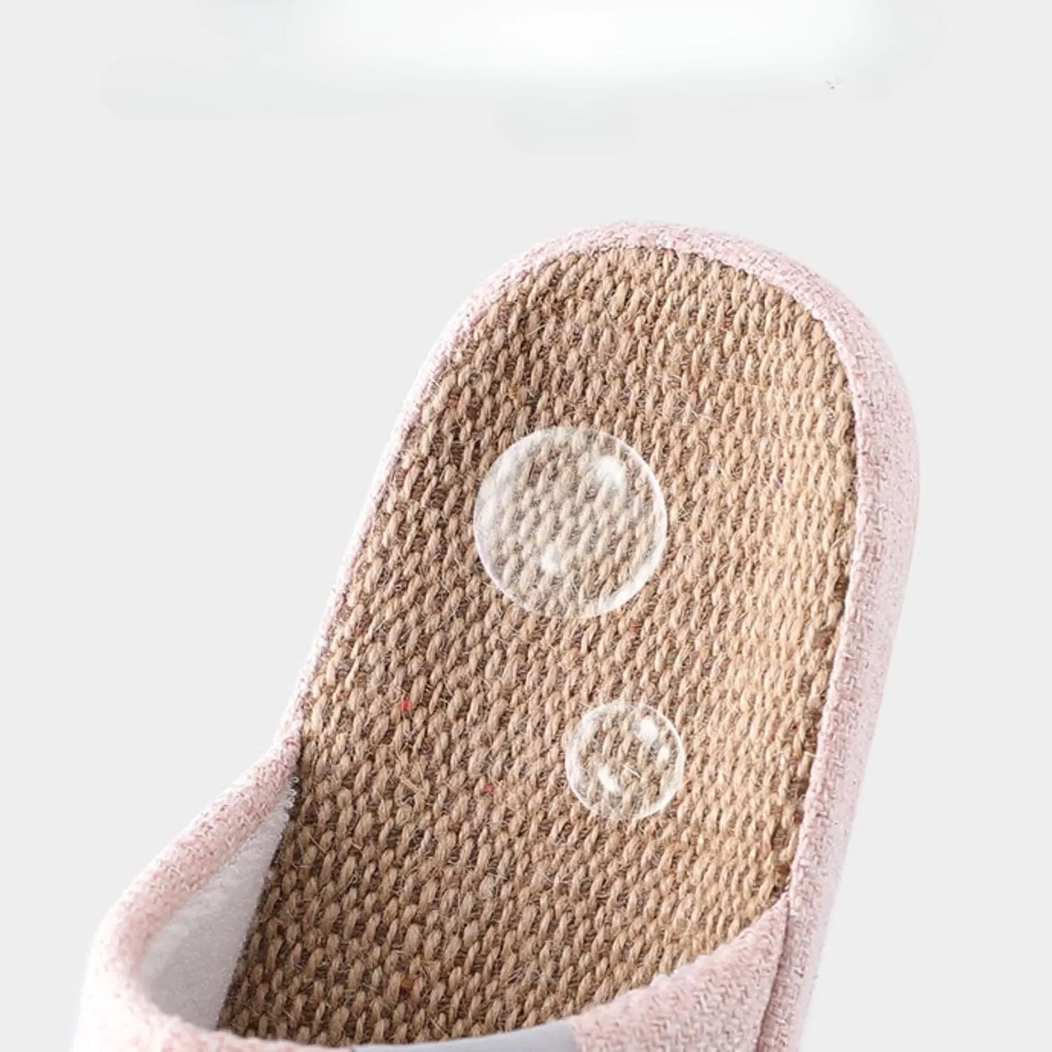 Linen Slippers Summer House Slippers for Women Men Outdoor Beach Slides Sandals House Shoes Non-Slip Indoor Home Slippers