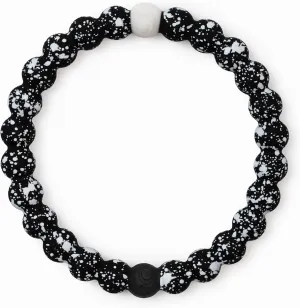 Lokai Black Splatter Bracelet - XL Unisex Modern Gothic Wristband