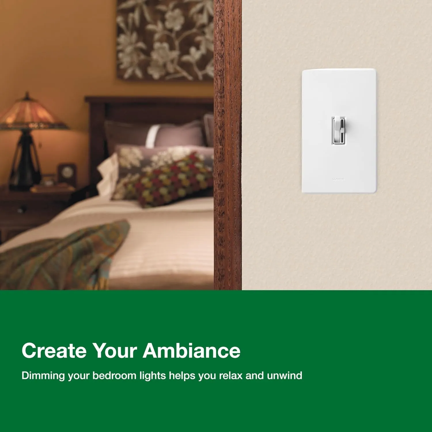 Lutron Ariadni/Toggler LED  Dimmer Switch for Dimmable LED, Halogen and Incandescent Bulbs, 150 Watt, Single-Pole or 3-Way, AYCL-153P-LA, Light Almond