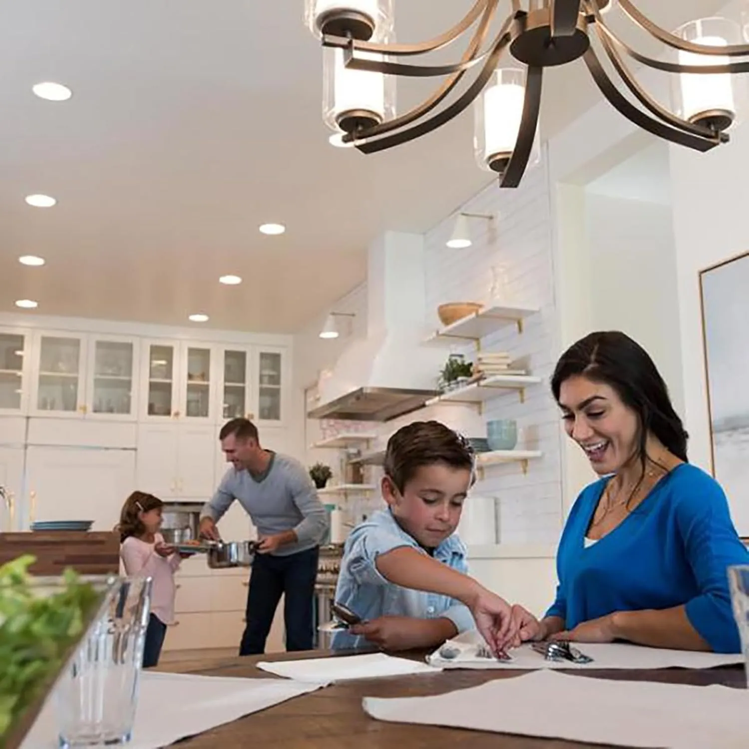 Lutron Skylark LED  Dimmer Switch for Dimmable LED, Halogen and Incandescent Bulbs | 150W/Single-Pole or 3-Way | SCL-153P-LA | Light Almond