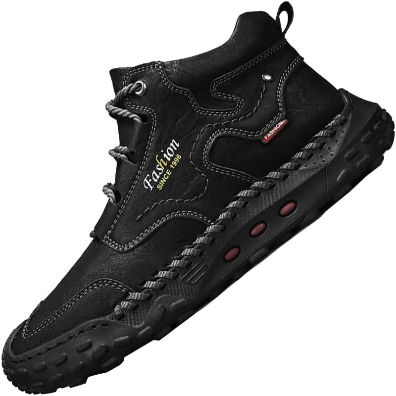 LZDZN Mens Boots Chelsea Shoes High Top Sneakers for Men Shoe Men's Black Brown Yellow Size Casual Man Fashion Sneaker