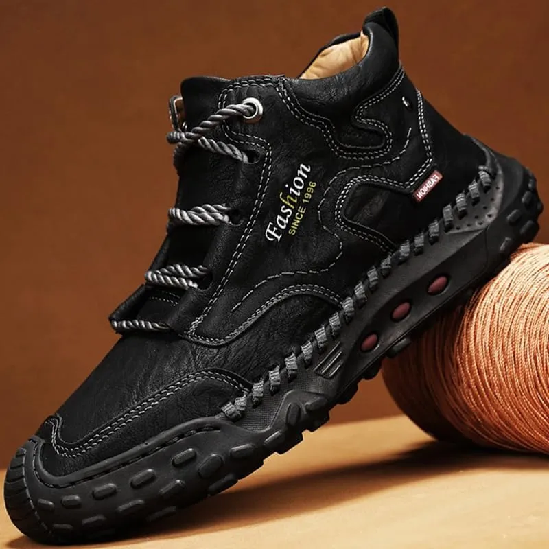LZDZN Mens Boots Chelsea Shoes High Top Sneakers for Men Shoe Men's Black Brown Yellow Size Casual Man Fashion Sneaker