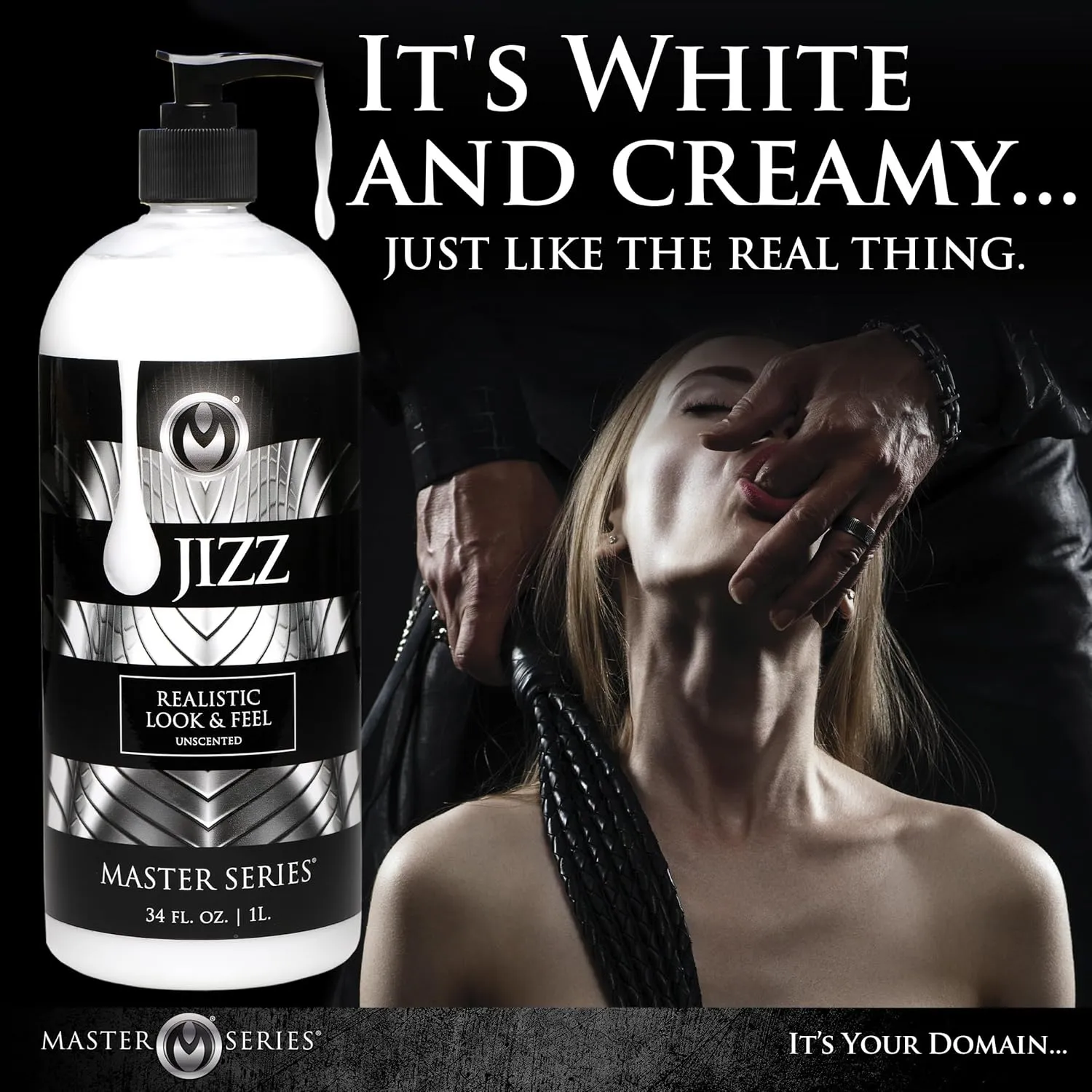 Master Series Creamy White Unscented Water-Based Body Glide 34oz
