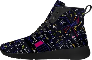 Math Shoes for Men Women Teacher High Top Sneakers Walking Shoes Gifts for Mom Dad