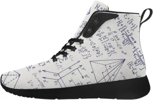 Math Shoes for Men Women Teacher High Top Sneakers Walking Shoes Gifts for Mom Dad