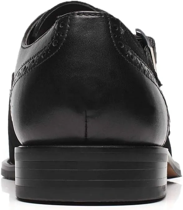 Men Dress Shoes Lace Up Oxford Classic Plain Toe Modern Formal Leather Shoes for Men