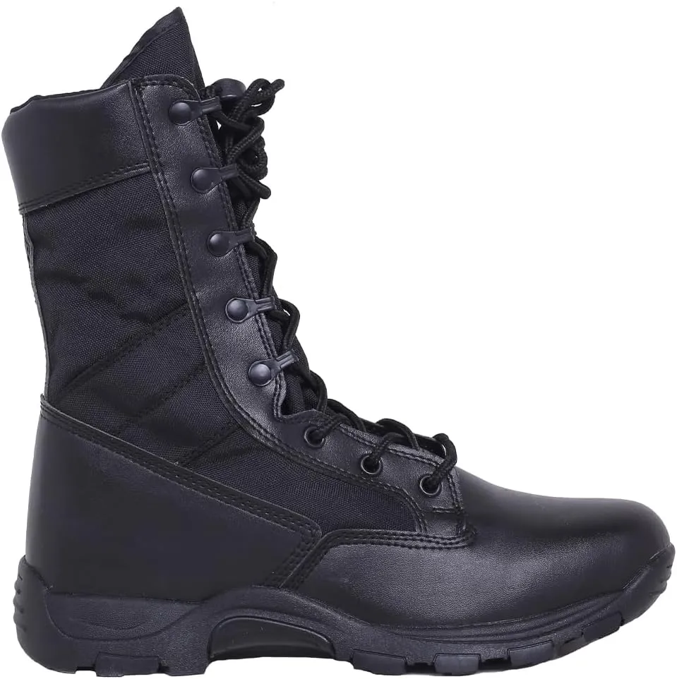 Men‘s 8 inch Tactical Military Combat Swat Desert Boots Hiking BootsTrekking Backpacking Outdoor Work Boots with Zipper