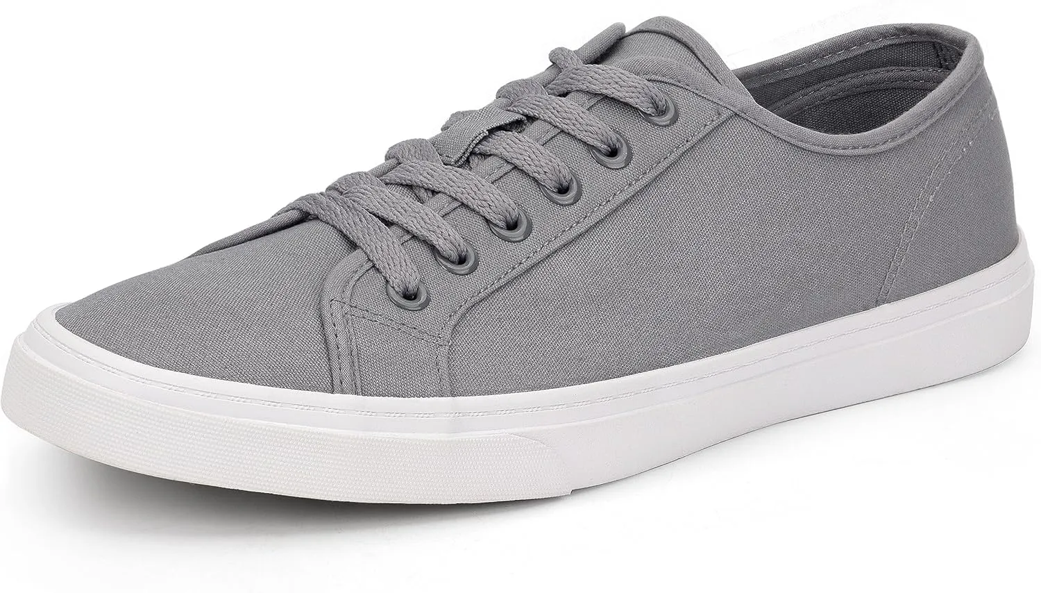 Men's Black Classic Low Top Shoes Canvas Fashion Sneaker with Soft Insole Causal Dress Shoes for Men Comfortable Walking Shoes
