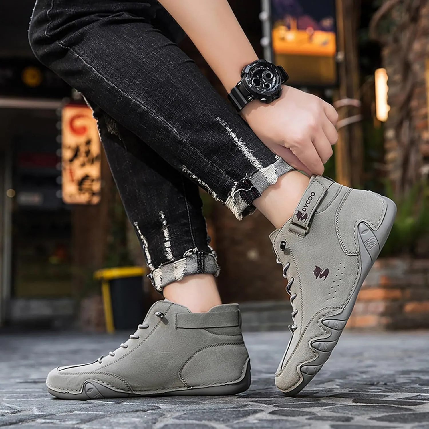 Men's Casual Shoes Daily Wear Stylish Closed Toe Design Versatile Footwear Any Season Comfortable Flat Shoes