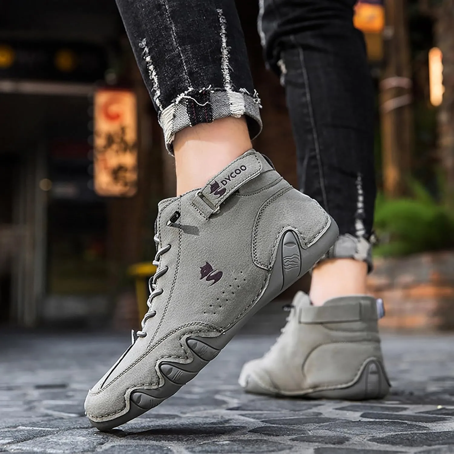 Men's Casual Shoes Daily Wear Stylish Closed Toe Design Versatile Footwear Any Season Comfortable Flat Shoes