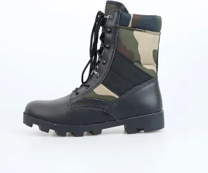 Men’s Tactical Boots, Work Boots for Men,Tactical Boot, Military Work Boots, Desert Boots, Army Green, Outdoor, Mountaineering, Wilderness, Camouflage (Color : Green C, Size : 9)
