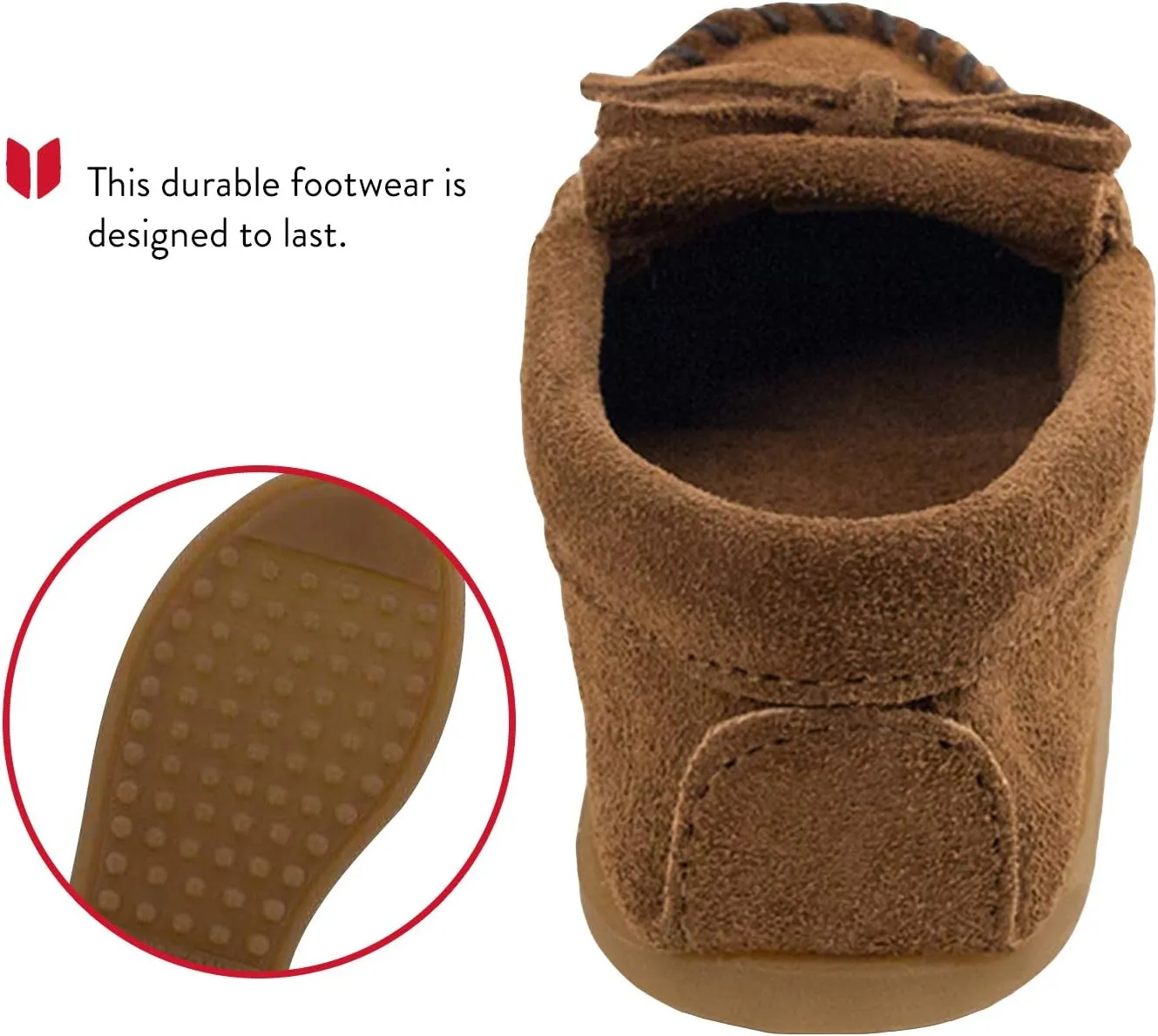 Minnetonka Kids' Kilty Hardsole Moccasin