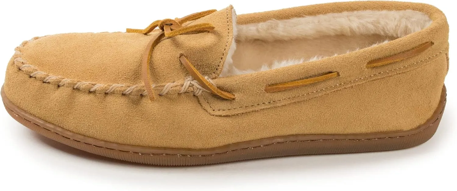 Minnetonka Men's Pile Lined Hardsole Slipper