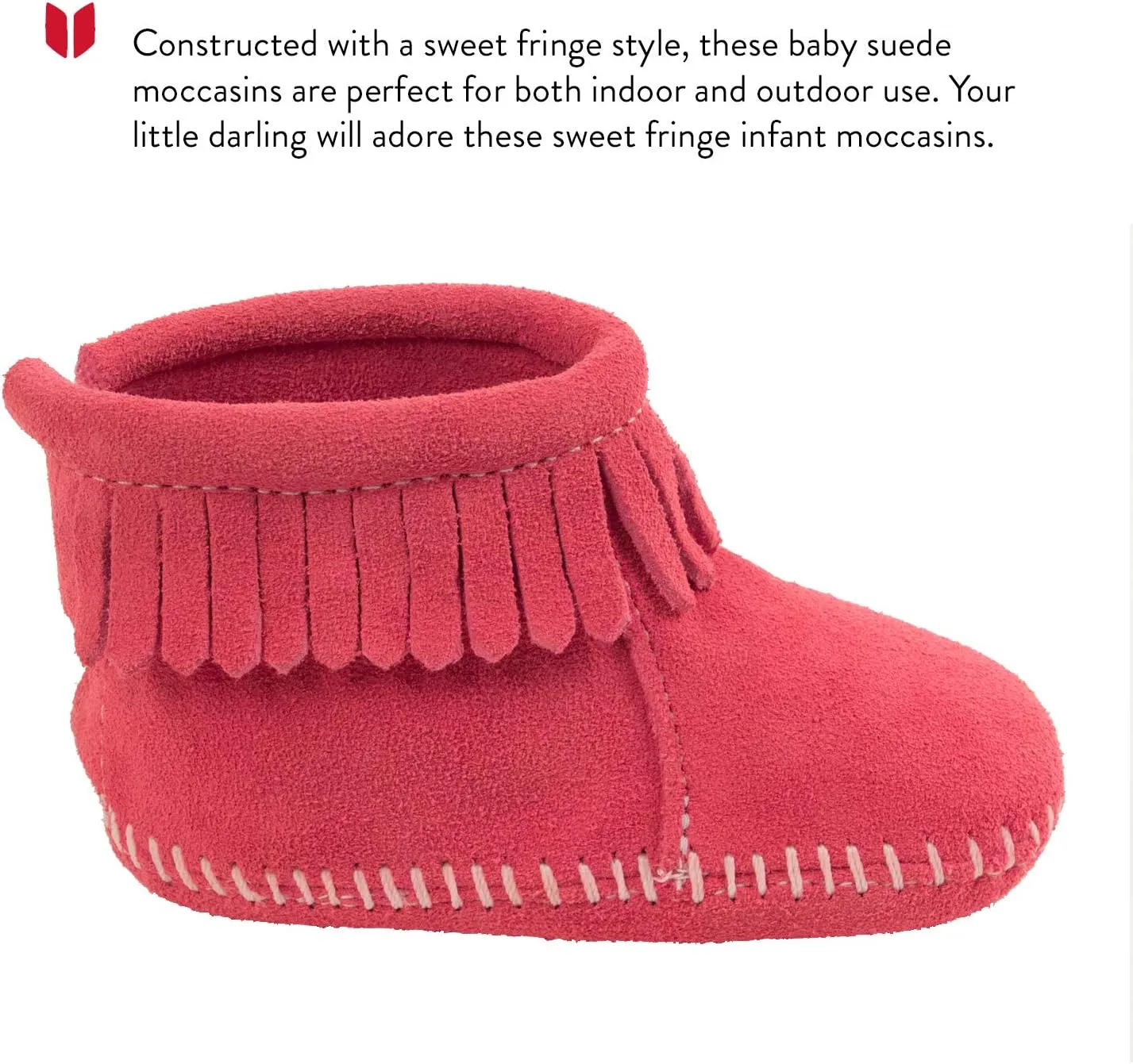 Minnetonka Velcro Back Flap Bootie (Toddler)