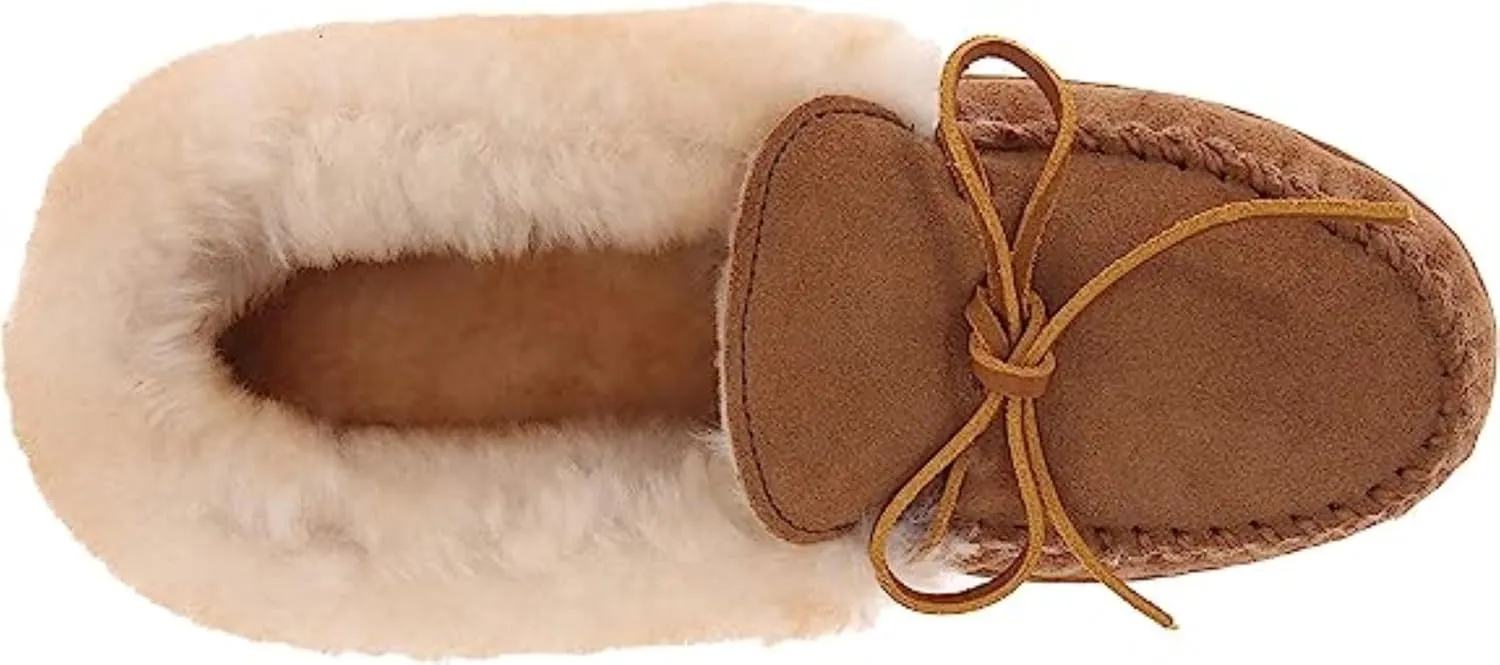 Minnetonka Women's Alpine Sheepskin Moccasin Slippers