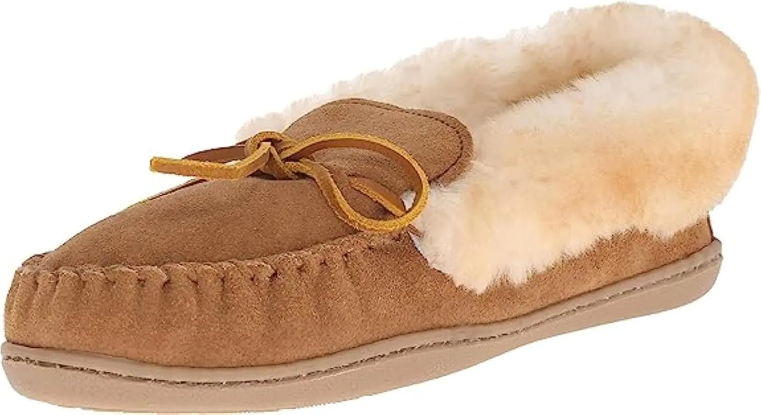 Minnetonka Women's Alpine Sheepskin Moccasin Slippers