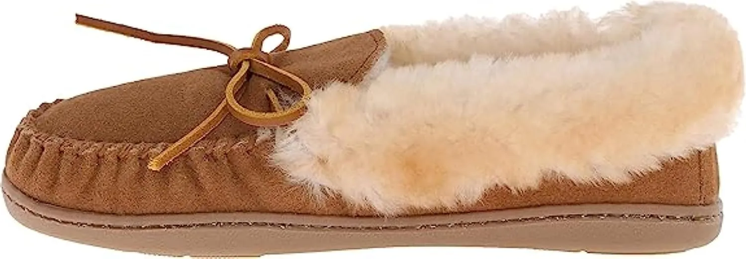 Minnetonka Women's Alpine Sheepskin Moccasin Slippers