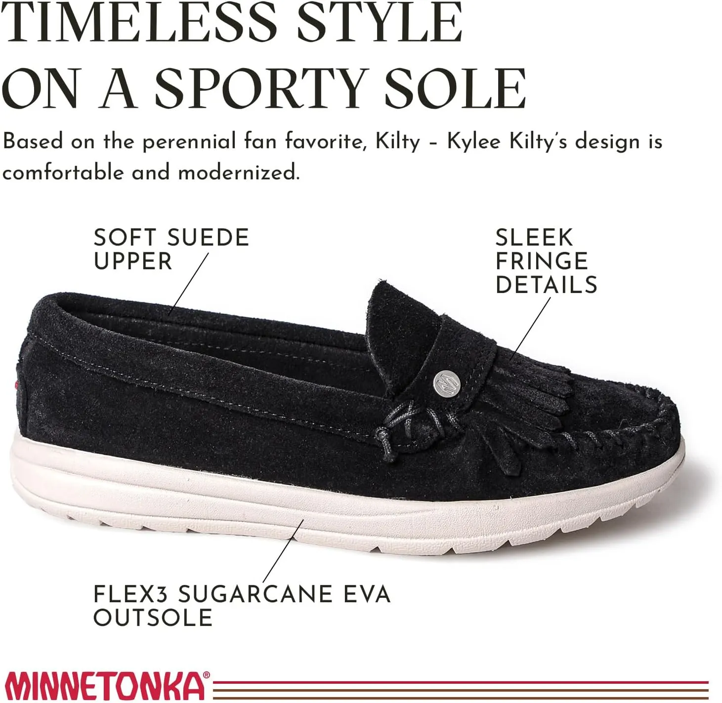 Minnetonka Women's Kylee Kilty Moccasin