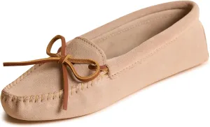 Minnetonka Women's Unlined Soft Leather Sole Moccasin