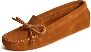 Minnetonka Women's Unlined Soft Leather Sole Moccasin